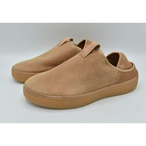 ECCO Womens EUR 41 US 10 / 10.5 Street Tray Toffee Slip On Lined Nubuck Shoes